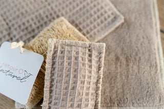 Éponge lavable louffah / coton lot de 2 Retour O Naturel 